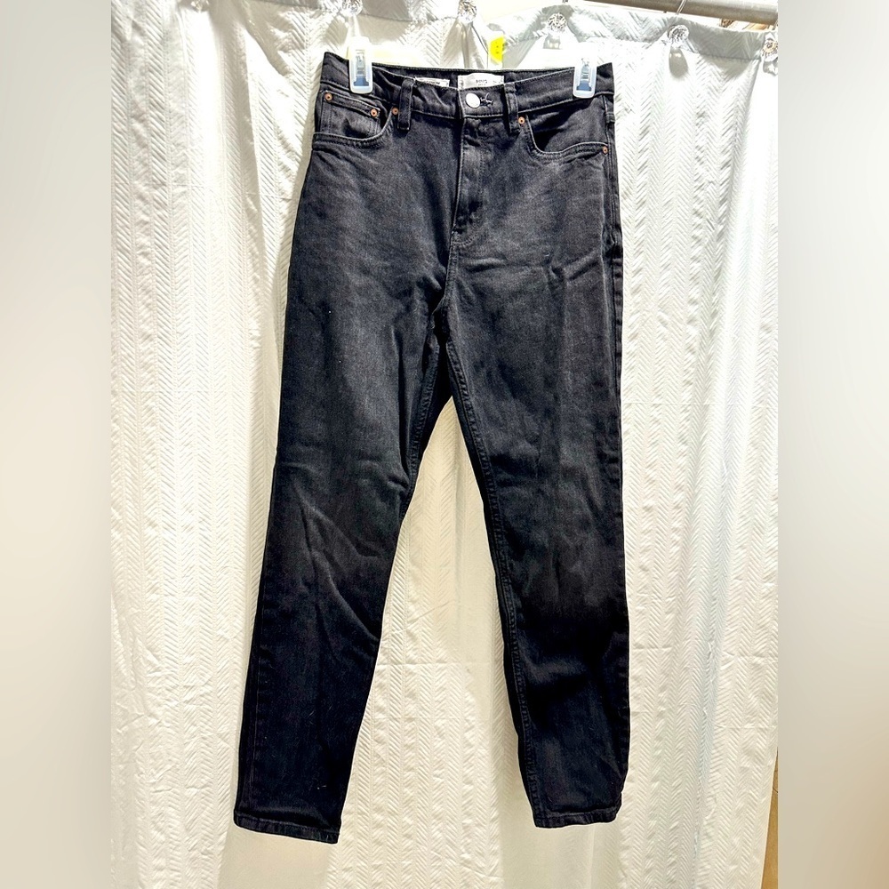 MNG Woman Black Jeans